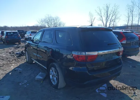 2013 Dodge Durango Sxt z USA, uszkodzony, nr VIN 1C4RDJAG3DC552612